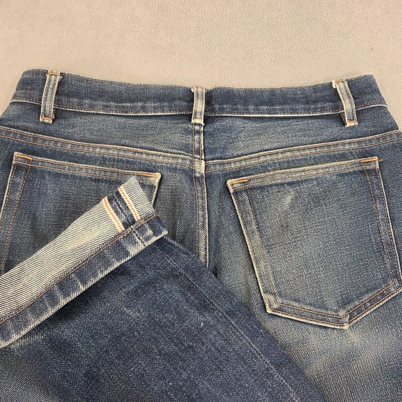 A.P.C. Jeans Mens 28x32 Blue Petit Standard Selvedge Slim Straight Denim